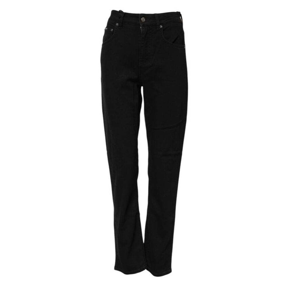Dolce & Gabbana Black Boyfriend Cotton Stretch Denim Women's Jeans